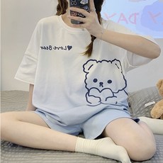 굿럭판다 플레이 여성 냉장고 잠옷세트1+1