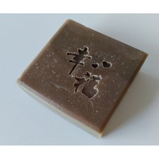 清芬手作坊 迷迭香沒藥苦茶油手工皂，洗臉洗髮兩用，幸福雕刻，單入, 1個