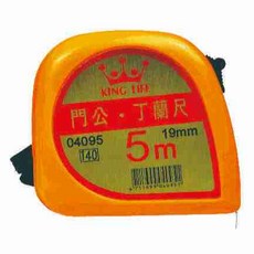 徠福 彩色門公捲尺(5m四用19mm)NO.4095, 1個