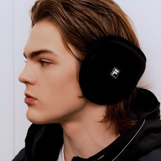 휠라 방한 귀마개, 블랙, 1개