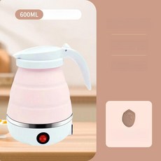 휴대용 전기주전자 캠용 미니포트 티메이커 기능 폴딩, [스위치 모델] 0.6L 크, 기본 색상