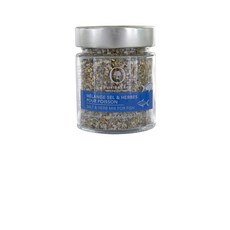 Oliviers&Co 생선용 소금 및 허브 믹스 - 바다 소금 및 아로마 허브가 함유된 이탈리아 미식가 시즈닝 - 미슐랭 스타 셰프 Jean-Marie Meulien이 개발 -