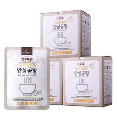 [맘스] 한우사골 무첨가 우리아이 안심곰탕(150g x 7P)아이 국 반찬, 1.05kg, 3박스, 사골
