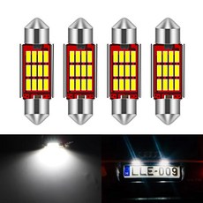 호환 Canbus LED 페스툰 자동차 번호판 전구 아우디 A3 8P 8L A4 B5 B6 A6 C5 C6 A8 D2 TT Q3 Q5 Q7 S4 S2 36mm 6418 C5W, 02 10PCS  LED, 01 36MM WHITE_02 10PCS  LED