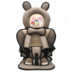 Sealang 휴대용 카시트 자동차 보조 카시트 간이 보조 안전벨트 1개 그레이 cong0122ZA48