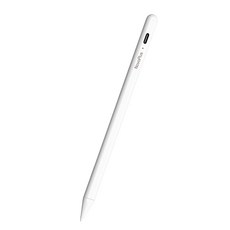 Pencil A5 iPad 觸控手寫筆，高靈敏度，書寫流暢，輕巧便攜，適用多款iPad, 白色, 1個