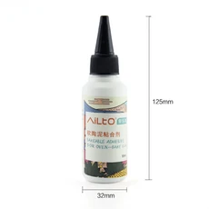 도예화장토 부드러운 특수 귀걸이 및 보석 제작용 DIY 인형 귀 도자기 도구 59ml/병, clay adhesive 59ML