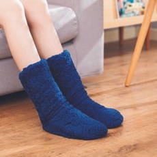 超厚暖腳襪 蓄熱保暖 適用於居家與睡眠, 1雙上青色【居家神器】,【居家保暖神器】