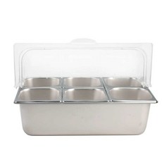 미니 반찬 냉장고 식당 토핑 분리형 셀프바 쇼케이스 뷔페, 2구 플립 커버