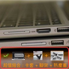 BASEQI 鋁合金版神隱轉卡 + 防塵塞 + 散熱Stand, 504ASV+iHUT+iStand