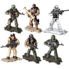 포커스 2500스폐셜 트룹스8종 피규어 밀리터리 블럭 조립완구, 스페셜트룹스-비질, 1개