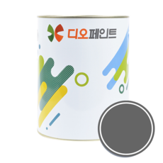 디오페인트 광택스 가구 방문 몰딩 수성 반광 페인트, 1개, 1L, 뉴트럴50 (차콜그레이)