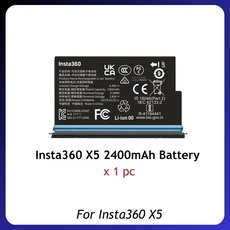 Insta360 X5 유틸리티 고속 충전 케이스 울트라 배터리 박스 2400mAh 360 액세서리, 10 2400 Battery