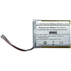 3.7V 900mAh Garmin n 010-01531-00 드라이브럭스 50 LMTHD ，361-00056-21용 GPS 내비게이터 배터리 교체, 3.7V 900mAh, Garmin n 010-0153