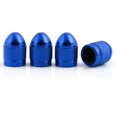 알루미늄 벨브 스템 캡 헤비 듀티 타이어 방진 공기 방지 밸브 커버 자동차 suv 트럭 오토바이 자전거용, Blue 2