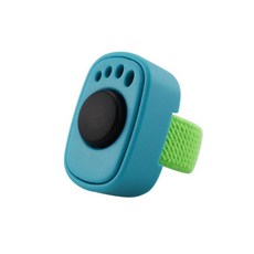 엄지손가락 훈련 인터랙티브 사운드 클리커 필요 개와 고양이 긍정적 보상 훈련기, 1개, 6. Sky blue