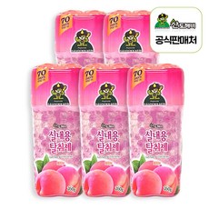 산도깨비 실내용 방향제 탈취제 피치(복숭아)향, 260g, 5개