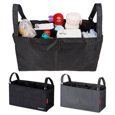 맘소니어 기저귀가방 정리 파우치4 걸이형, 진그레이, 1개