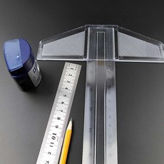 도면용 T자 45cm 1P 건축사시험준비 티자형 측정용자 재단자 직각자 제도용
