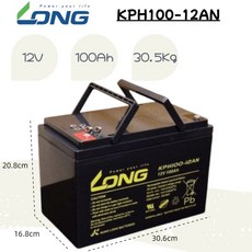 在戶外跌倒 廣隆 KPH100-12AN 12V 100Ah 100安培 深循環 電池 一度電 全新, 1個, 1
