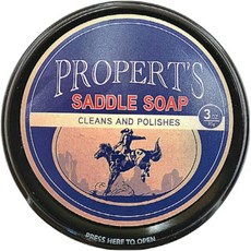 프로퍼트의 새들 비누 프리미엄 블렌드 3온스 가죽 클리너 및 컨디셔너 가죽을 부드럽게 하고 보존 미국산, 프로퍼트 새들 비누 블렌드 3온스 가죽 세척제 컨디셔너