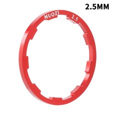 MUQZI MTB 도로 자전거 허브 와셔 1mm 1 5mm 85mm 2mm 2 18mm 35mm 가스켓 7 8 9 10 11 12 속도 카세트 휠 스페이서, 2 5mm d, 1개