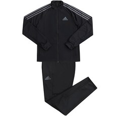 adidas 愛迪達 男款Sereno外套長褲運動套裝 H28916+時尚口罩