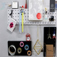 무지스토어 타공판 2P 타공판걸이, 검정