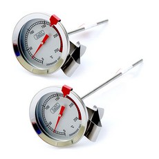 2종 델키 표시형 튀김기 조리기 클립형 온도계 업소용