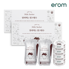 이롬 얼려먹는 밀크 빙수 24팩 + 통통단팥 4캔, 1세트, 4.8L