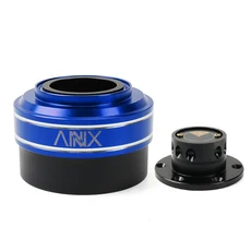 MUGE-New 6 홀 레이싱 게임 스티어링 휠 퀵 릴리스 허브 어댑터 70MM MOZA Simagic M10 A/Mini EuSMPS Truc, 01 빠른  Mainland, 04 Blue