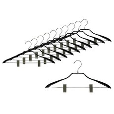 Shinko Hanger 신코행거 PVC 논슬립 클립형 옷걸이 42cm 10개입