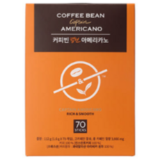 커피빈 캡틴 아메리카노 스틱커피, 1.6g, 70개입, 5개