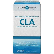 비타민월드 CLA 1500mg 90소프트젤 x 1통 공액 리놀레산, 1개, 90정