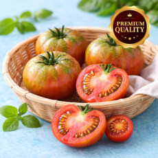 [산지직송 재구매율 1위 정품] 대저토마토 대저짭짤이토마토, 1박스, (정품) 대저토마토 L 2.5kg