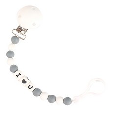 써클 실리콘 노리개 젖꼭지 클립, GrayColor, 1개