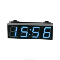 자동차 3 in 1 LED DIY 디지털 시계 온도 전압 모듈 7 ~ 20V 85AC, 02 Blue, 01 China Mainland