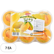 메르세 망고 푸딩 나타드코코 6p, 780g, 7개
