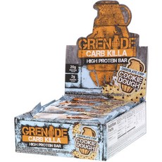 GRENADE Carb Killa 高蛋白棒巧克力曲奇麵團 20g 蛋白質, 60g, 12條