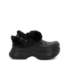 크록스 배이 텍스처 라이닝 플랫폼 슬립온