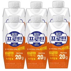 파스퇴르 이지프로틴 우유단백질 시리얼드링크, 250ml, 6개