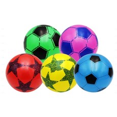 부드럽고 가벼운 실내용 재미있는 미니 고무 축구공 어린이축구공 공놀이 체험놀이, 6개, 색상랜덤