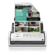 Brother ADS-1800W 무선 컴팩트 데스크탑 스캐너 | 최대 30ppm의 스캔 속도 | 2.8인치 컬러 터치 스크린 (업그레이드 프리미엄), 새 모델: ADS1800W