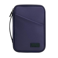 Higoney 가족을 위한 여행용 여권 홀더 RFID 차단 여권 지갑 방수 여권 홀더 가방 남성 여성 여행 신용 카드 케이스 바이올렛. 여행 패션