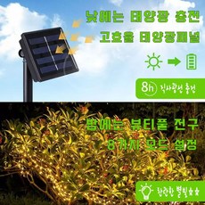 핫딜체크 태양광 야외등 가로등 마당 외부 조명 알전구, 1개, 화이트색  led200