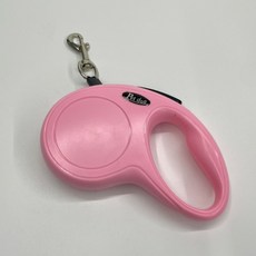 강아지 산책 자동 리드줄 핑크 5m, 1개, 상세페이지 참조