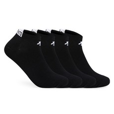 데상트 남성 뒷로고 스니커즈 4P_BK, FREE, 4족세트_BK