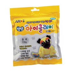 상상력자극미술놀이 부드러운촉감소근육발달아이클레이 깃털처럼가벼운창의력증진탱탱클레이 110g 1개