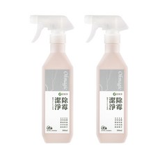 歐美淨 植萃酵素除霉潔淨清潔劑 500ml 2入組 浴室防霉清潔劑, 1套