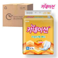카네이션 라운드 일반 속기저귀 30매 4팩, 4개, 30매입